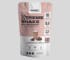 Chocolate EXTREME SHAKE w/Sensoril® Ashwagandha PROTEIN & MULTI-COLLAGEN (15 servings, 2 scoops per serving, VAT Included)